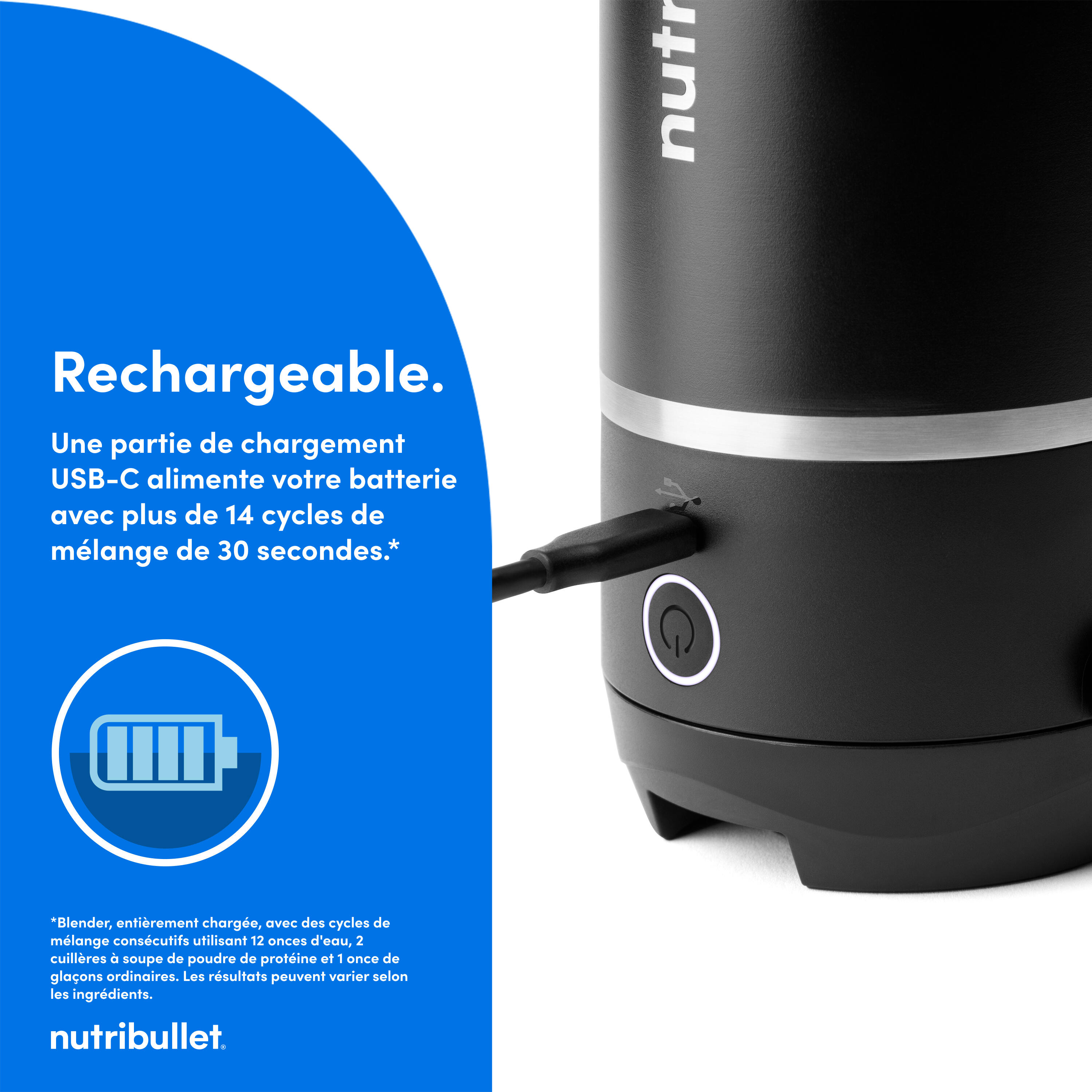 Batidora de Vaso NUTRIBULLET NBP016B Enchufe EU 6/7
