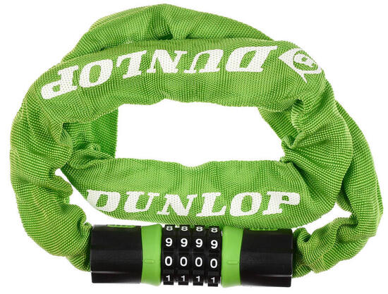 Zapięcie do roweru łańcuch blokada rowerowa na szyfr DUNLOP