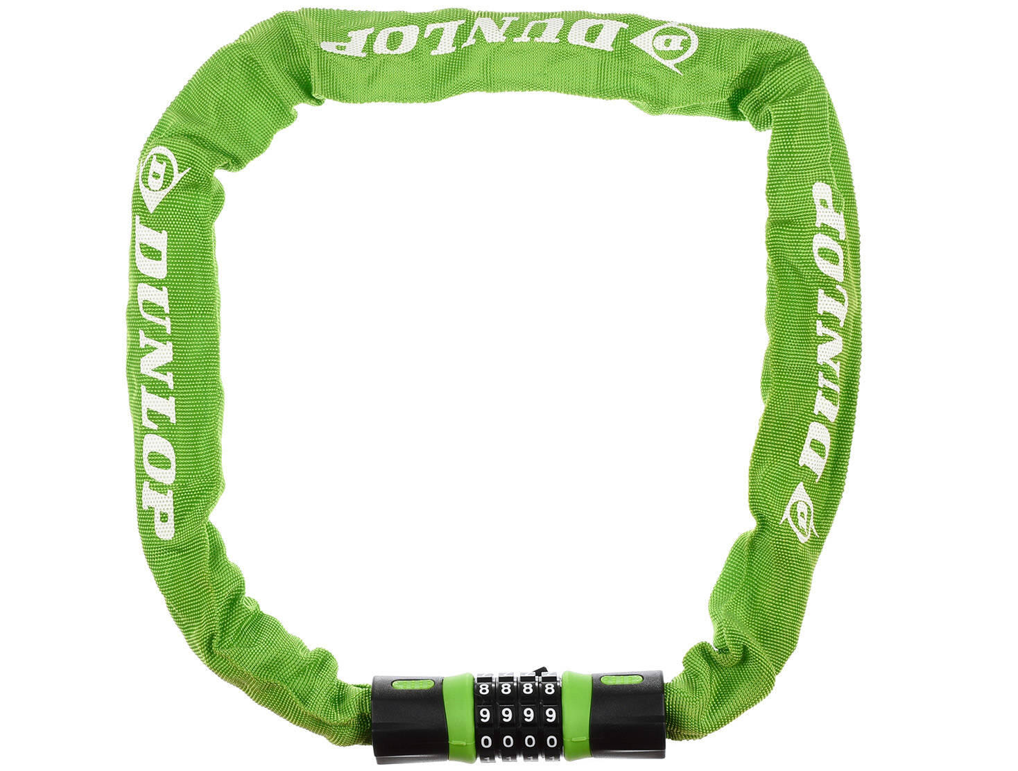 Zapięcie do roweru łańcuch blokada rowerowa na szyfr DUNLOP 2/4