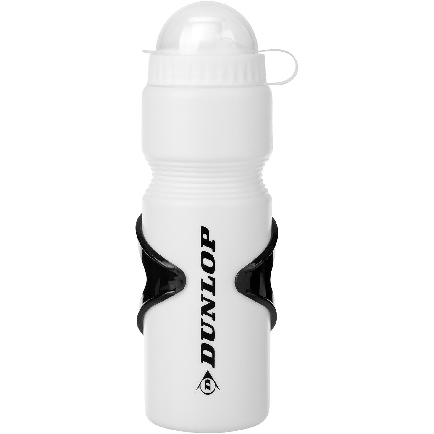 Bidon rowerowy z uchwytem biały 750 ML DUNLOP 3/7