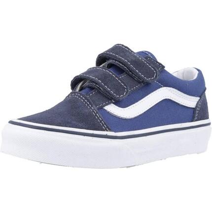 Baskets Vans Modèle Old Skool V Couleur Bleu