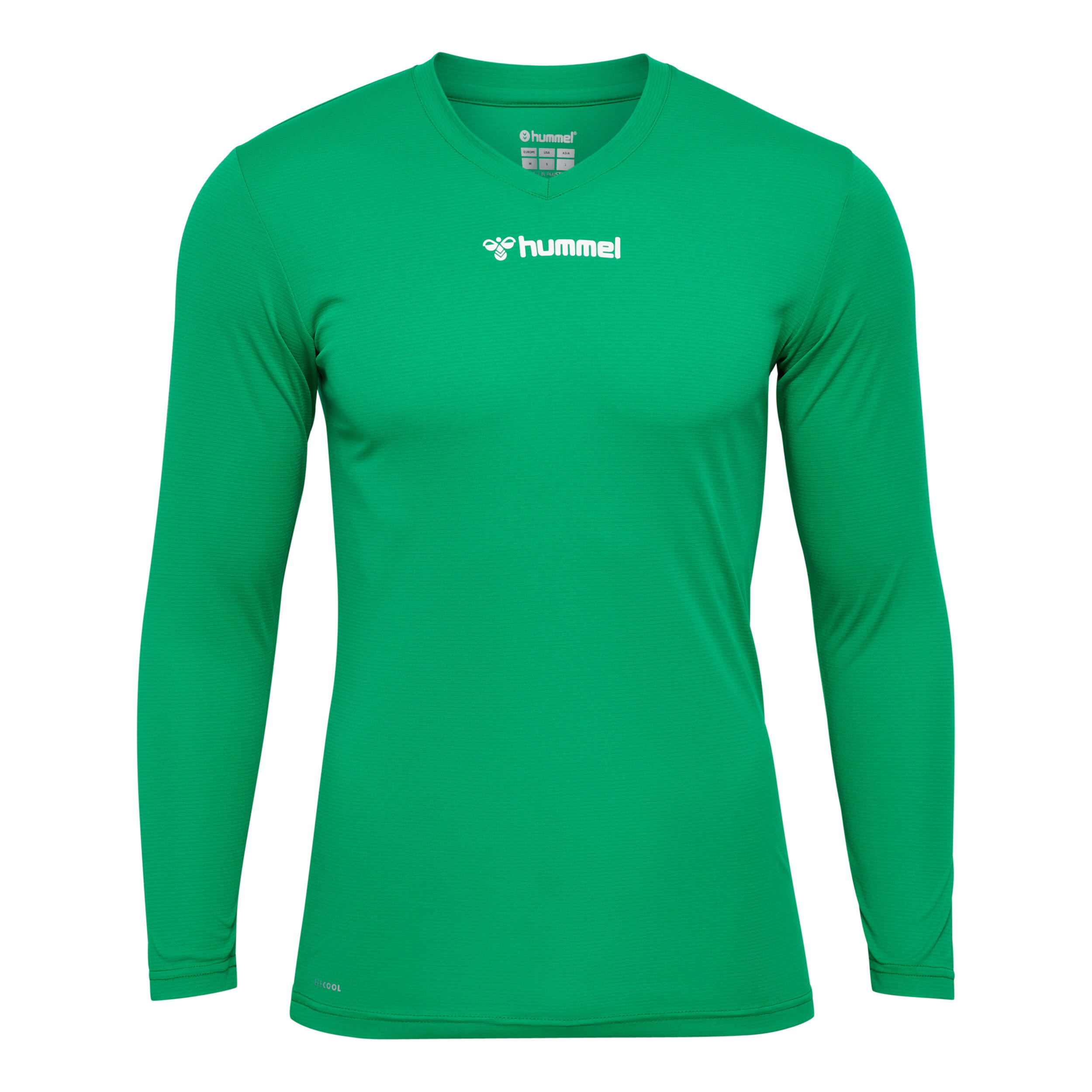 Hummel Maglietta Samuel M/C Bambini E Ragazzi – Jersey Elasticizzato, 95% Cotone Biologico, Girocollo A Costine