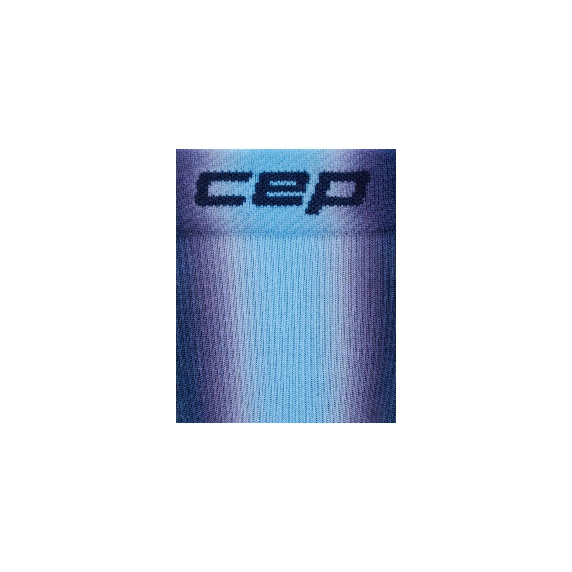 Șosete compresie CEP Run Gradient Mid Cut 5.0 - albastru | alergare