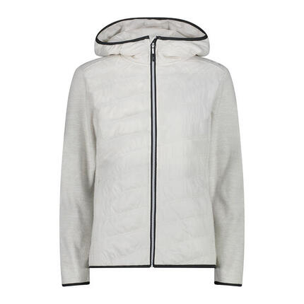 CMP Damen Fleecejacke Woman Jacket Hybrid Fix Hood 33H1876