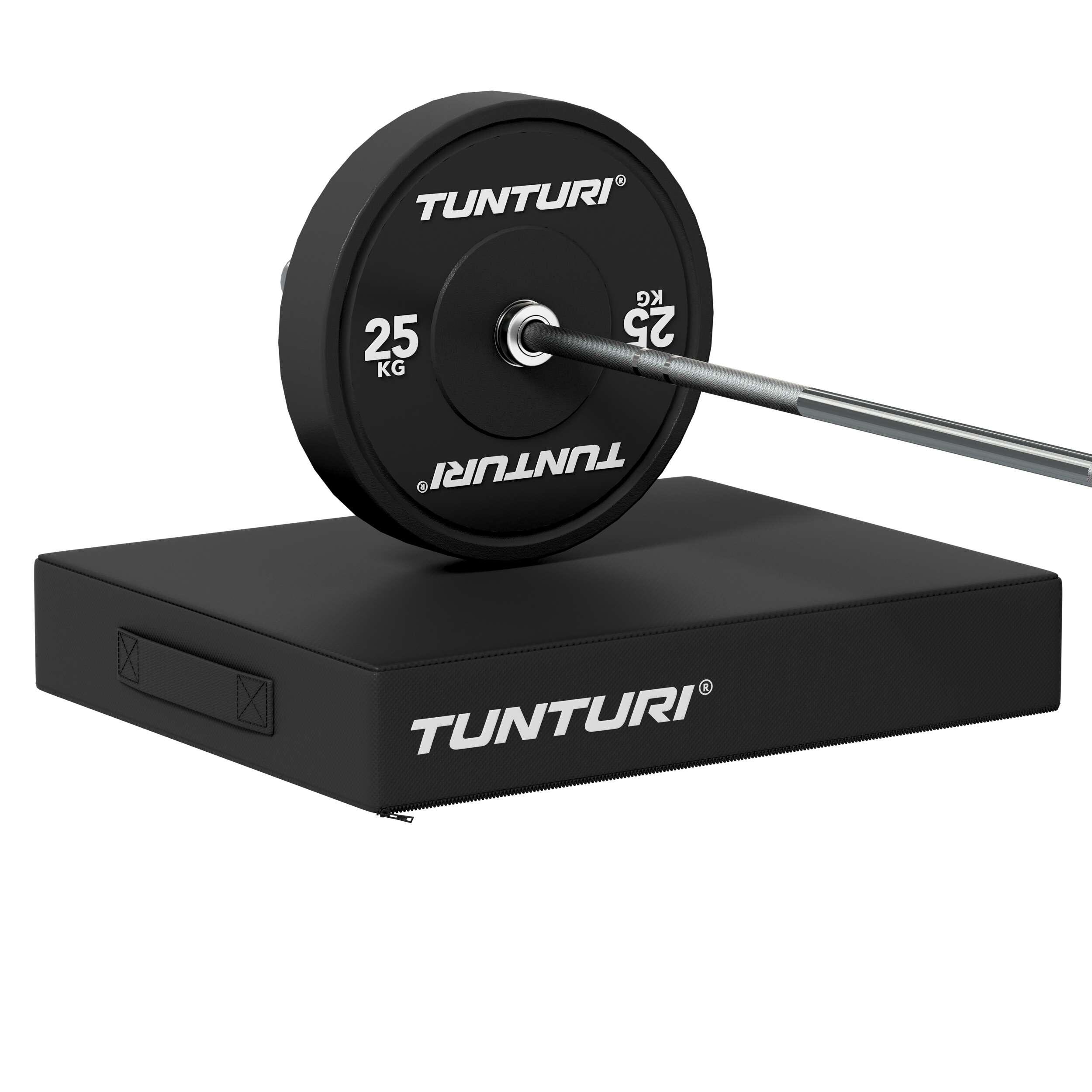 Platinum drop pad set voor gewichtheffen, CrossFit en fitness zwart 7/7