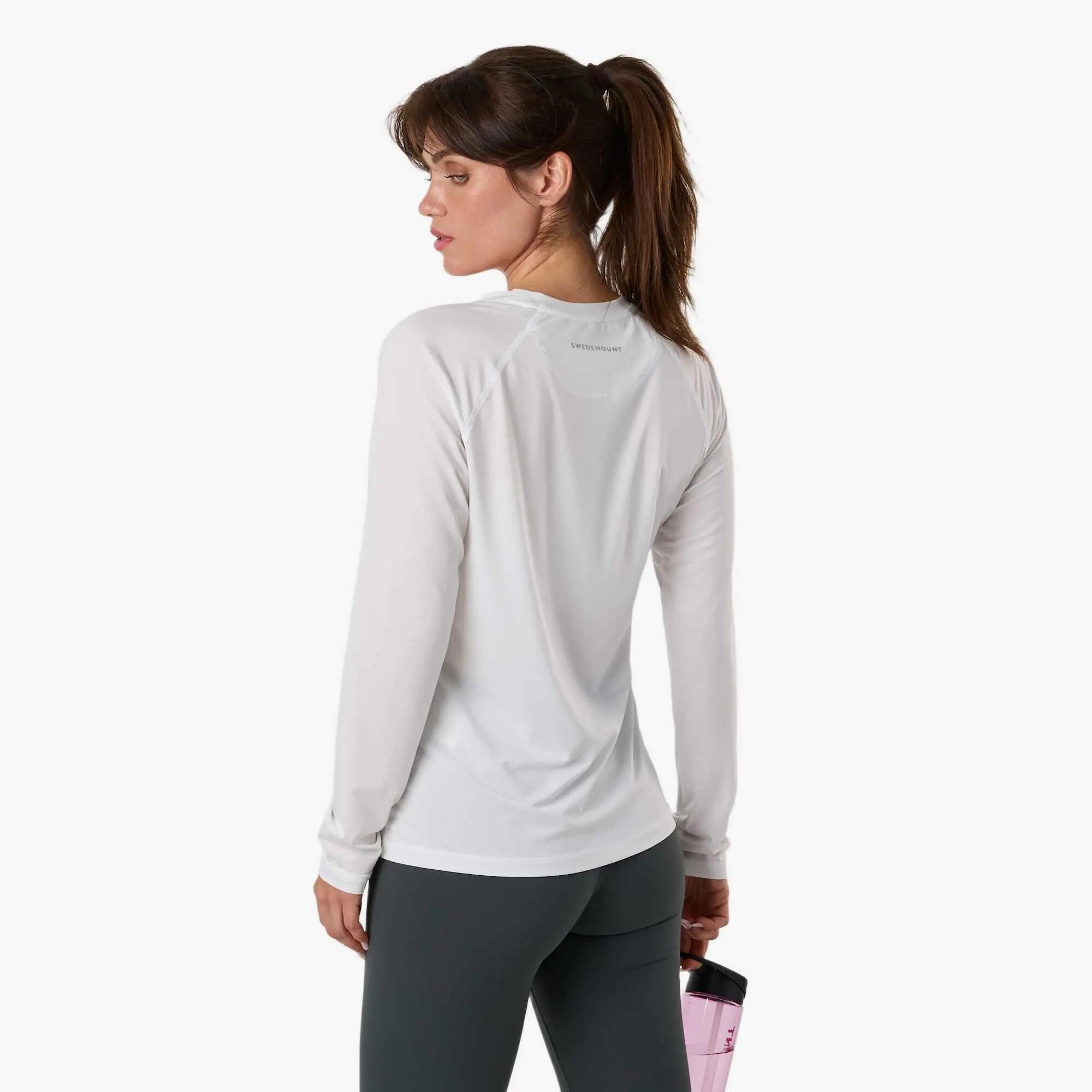 T-shirt de Manga Comprida Treino Mulher Respirável Core 2/7