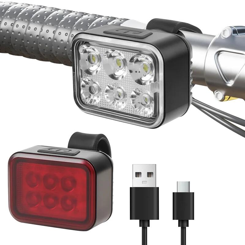 Inlustro Fahrradlicht-Set - Vorderlicht / Rücklicht - LED IPX4 7/7