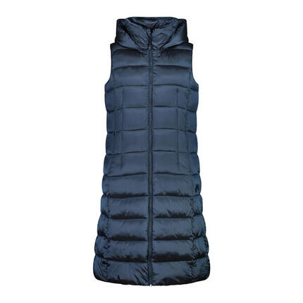 Doudoune à capuche long sans manches femme CMP