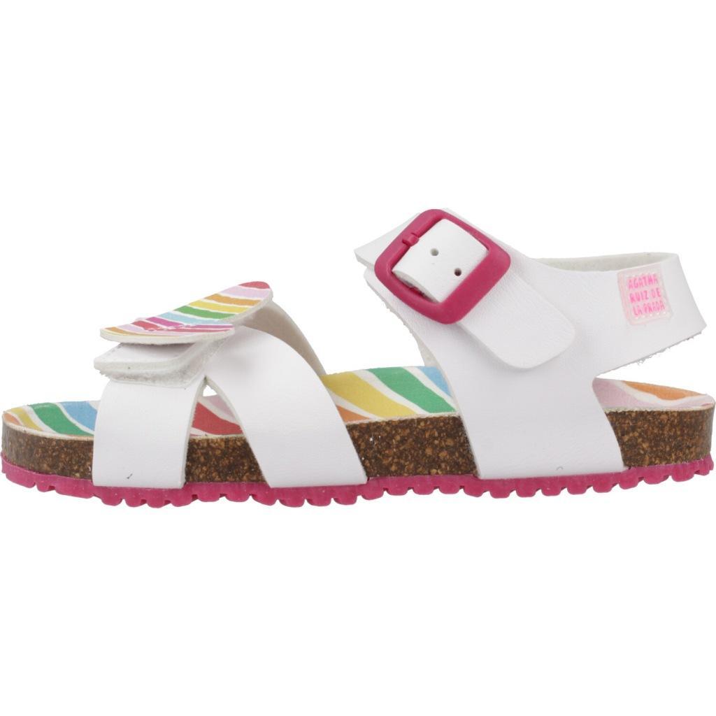 Sandales Agatha Ruiz De La Prada Modèle 242938a Couleur Blanc 2/7