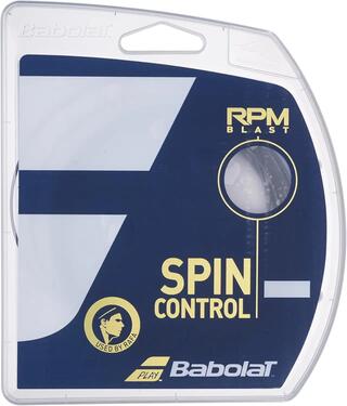 Babolat RPM Polyester Blast (12M, Black) – High-Spin, Durable Tennis String Reel