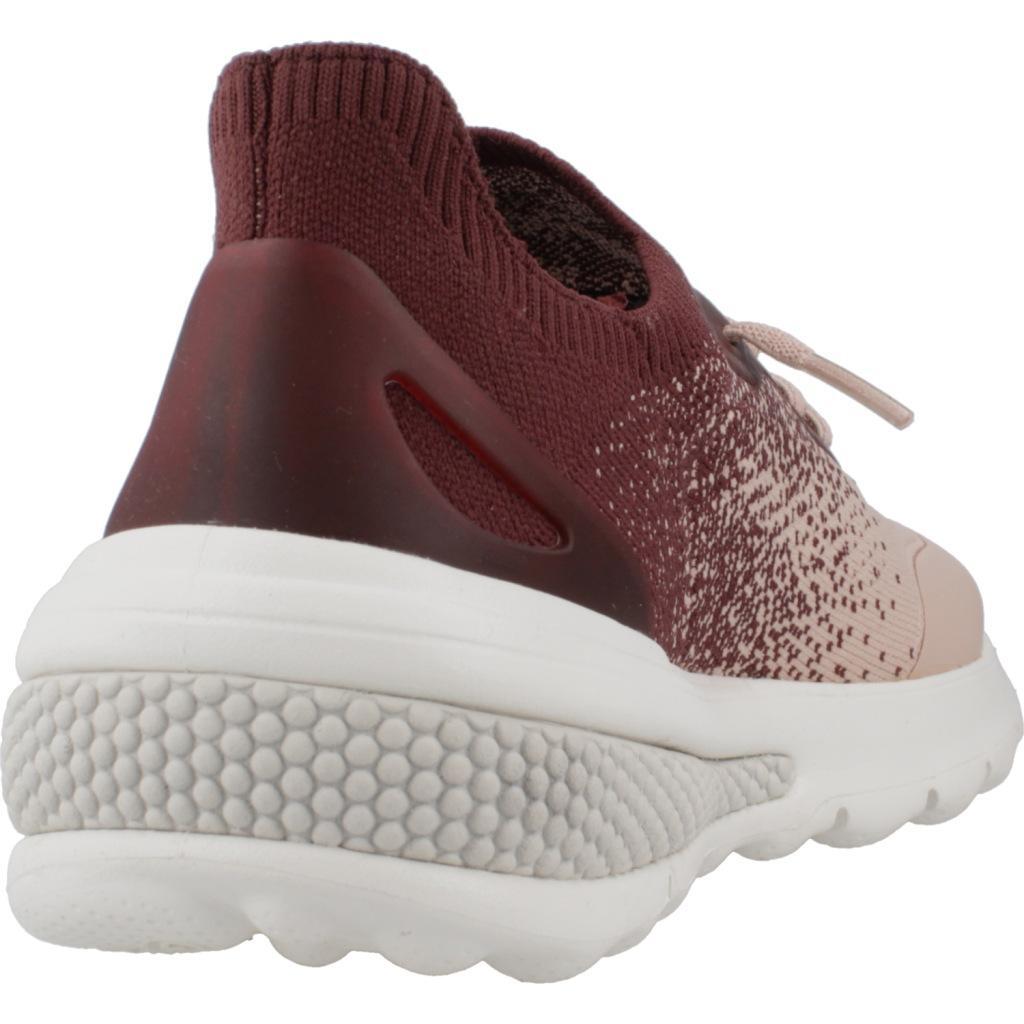 Baskets Geox Modèle D Spherica Actif Couleur Bordeaux 3/5