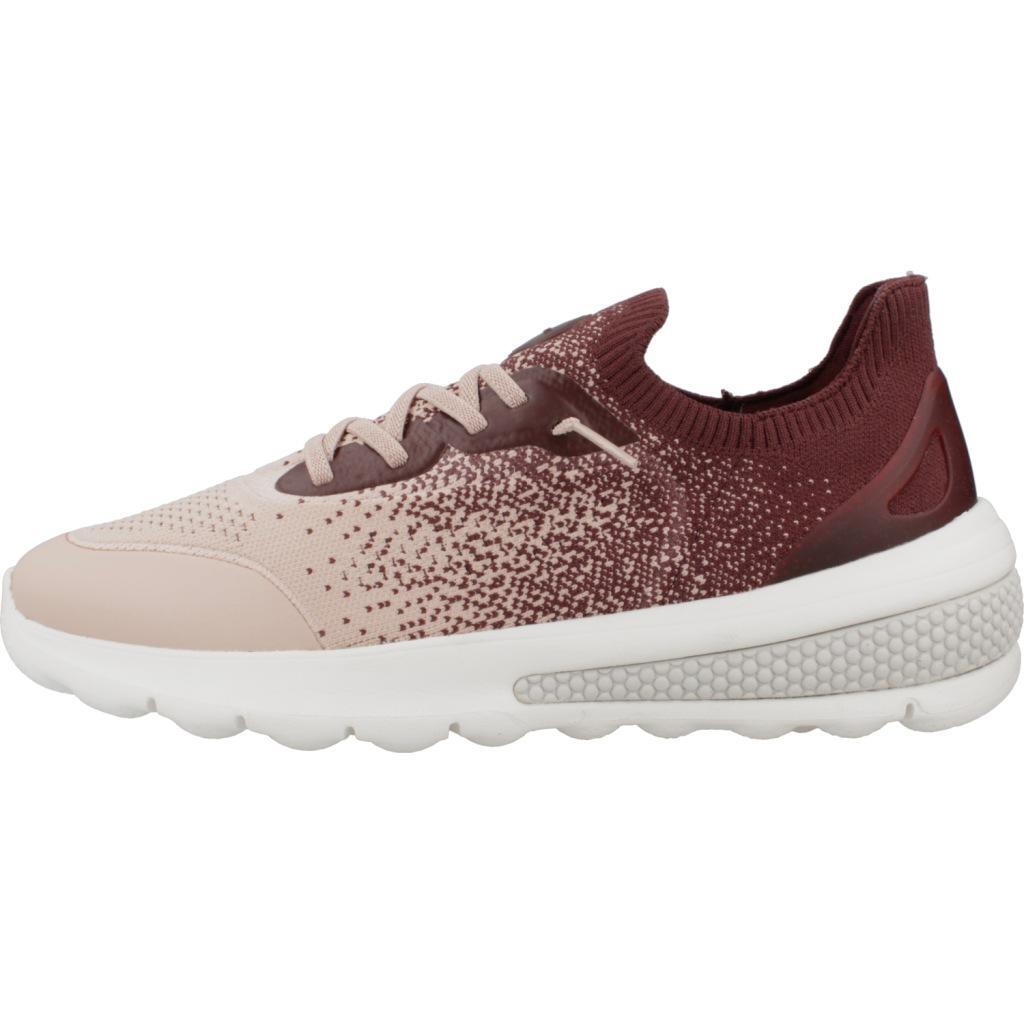 Baskets Geox Modèle D Spherica Actif Couleur Bordeaux 2/5