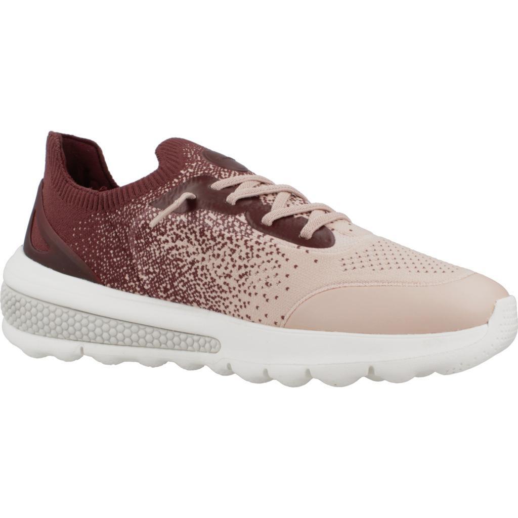 Baskets Geox Modèle D Spherica Actif Couleur Bordeaux 5/5