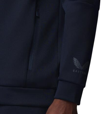 Castore Flex Hoodie, Sudadera de Golf para Hombre, Azul Marino 5/6