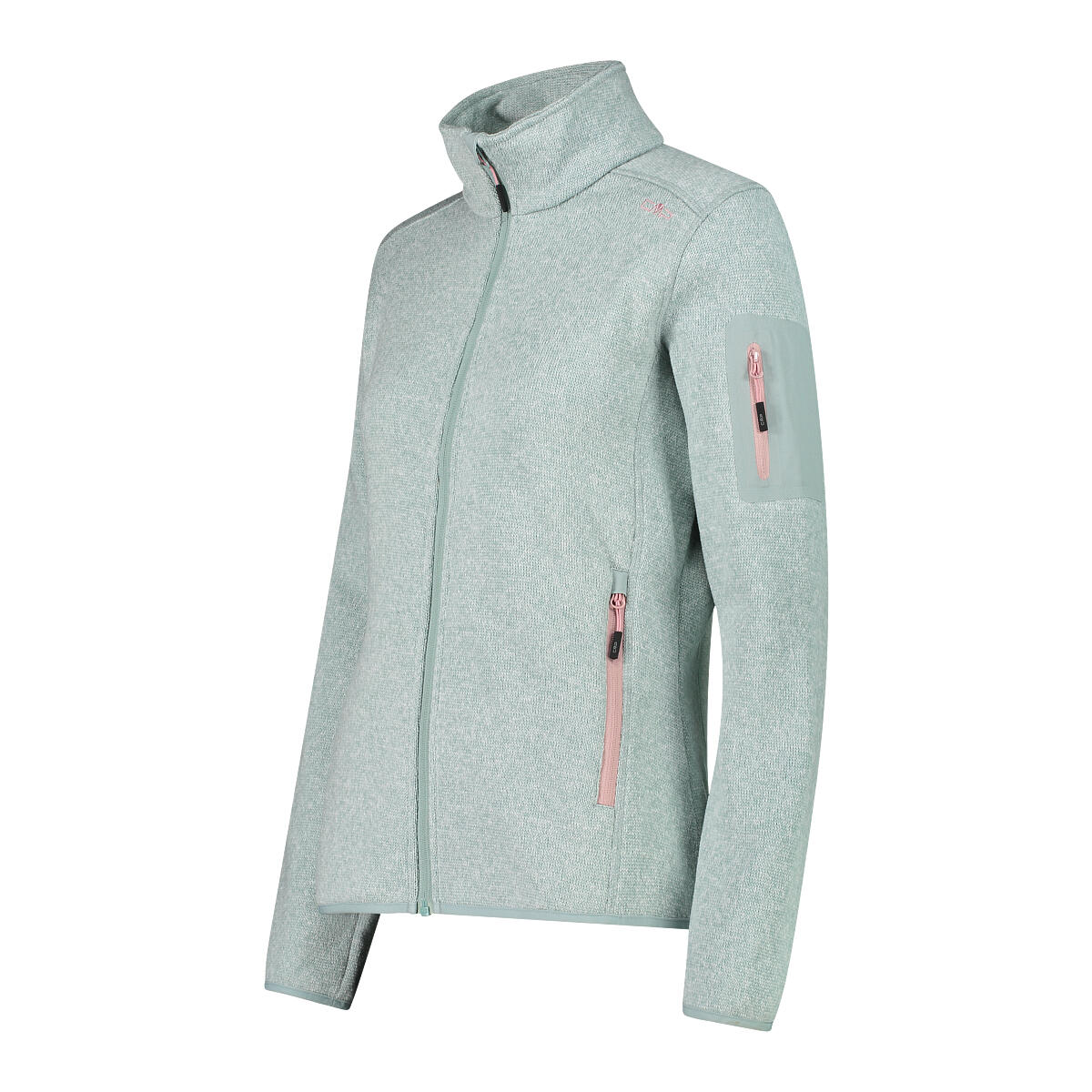 CMP Damen Jacke Knitted Melange Fleece Jacket 3H14746 3/5