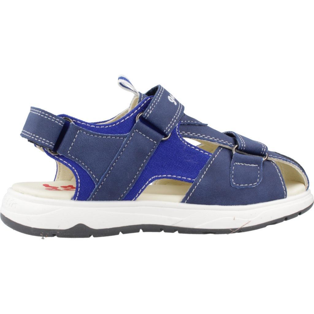 Sandalias Cerradas Niños Garvalin 242850A Azules con Cierre Adherente 4/6