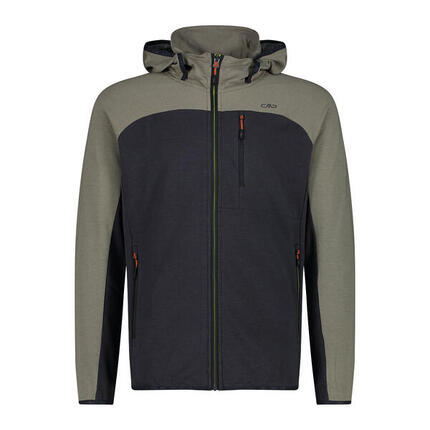 Dehnbare Kapuzen-Sweatshirt aus Fleece CMP