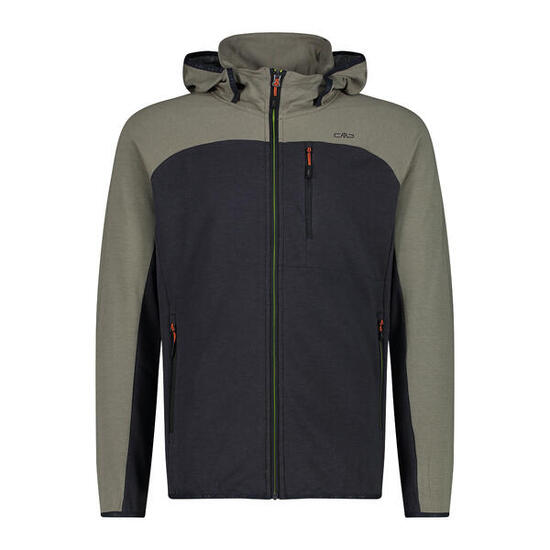 Dehnbare Kapuzen-Sweatshirt aus Fleece CMP