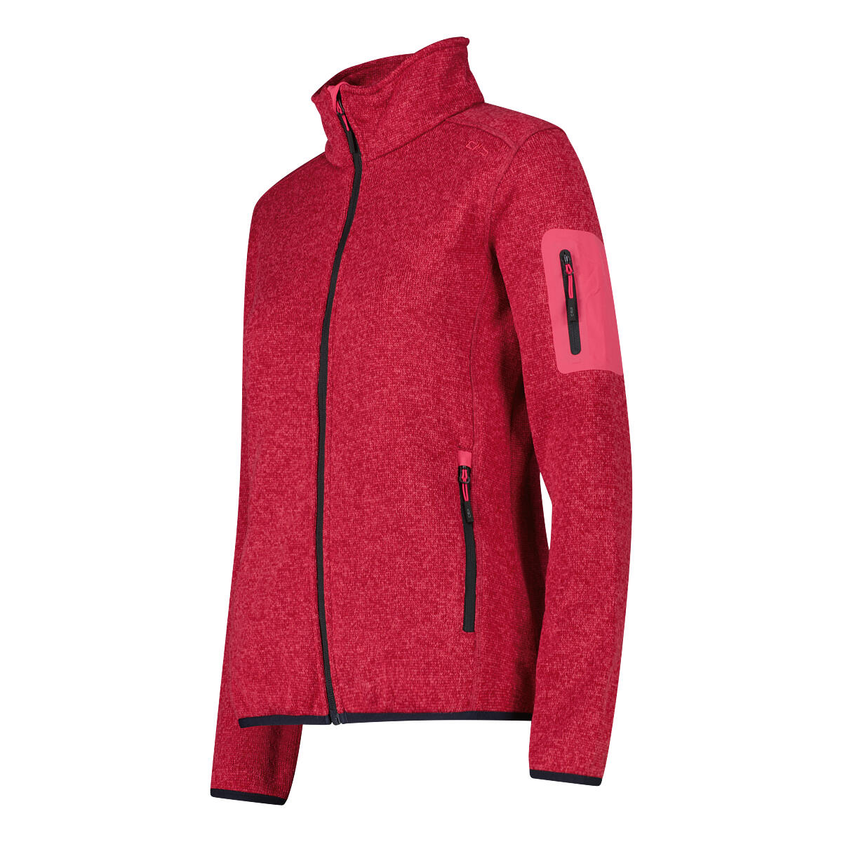 CMP Damen Jacke Knitted Melange Fleece Jacket 3H14746 3/8
