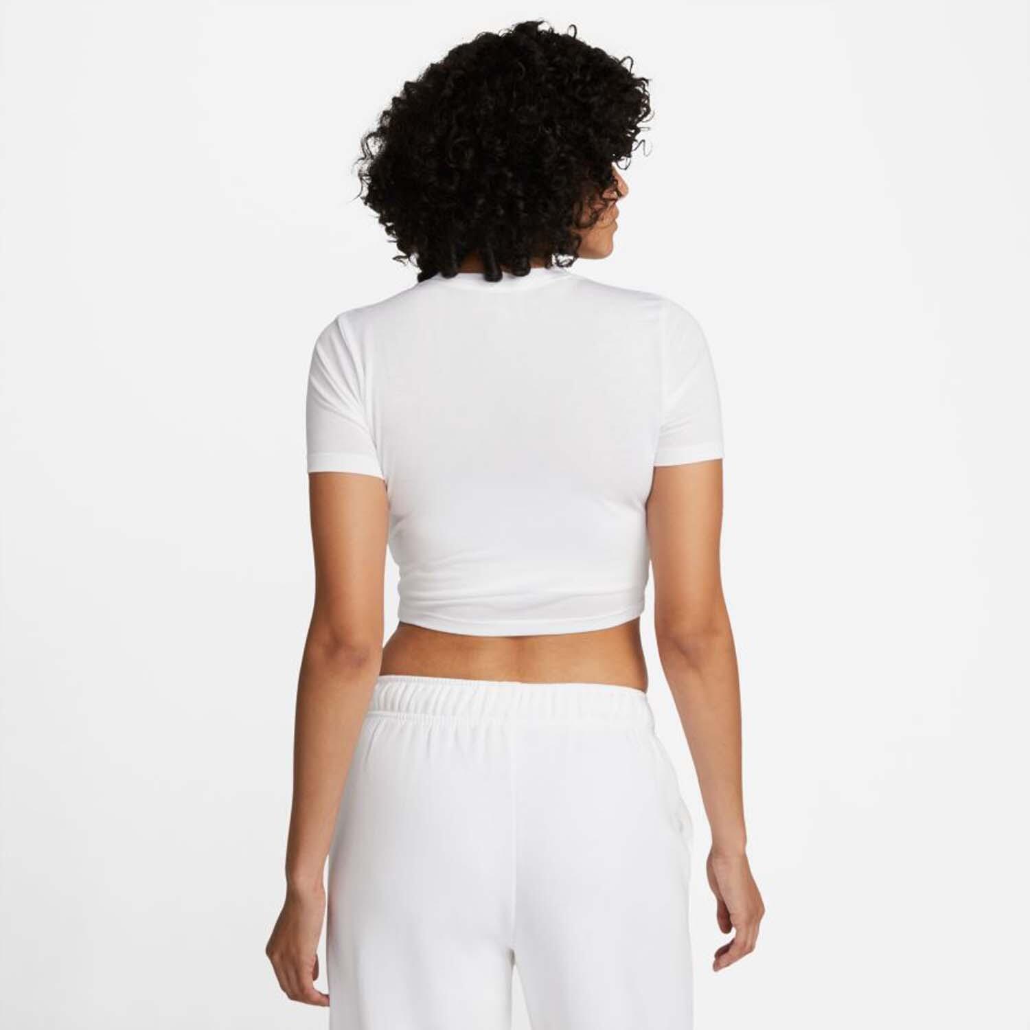 T-shirt à manches courtes femme Nike 100 Blanc 2/2