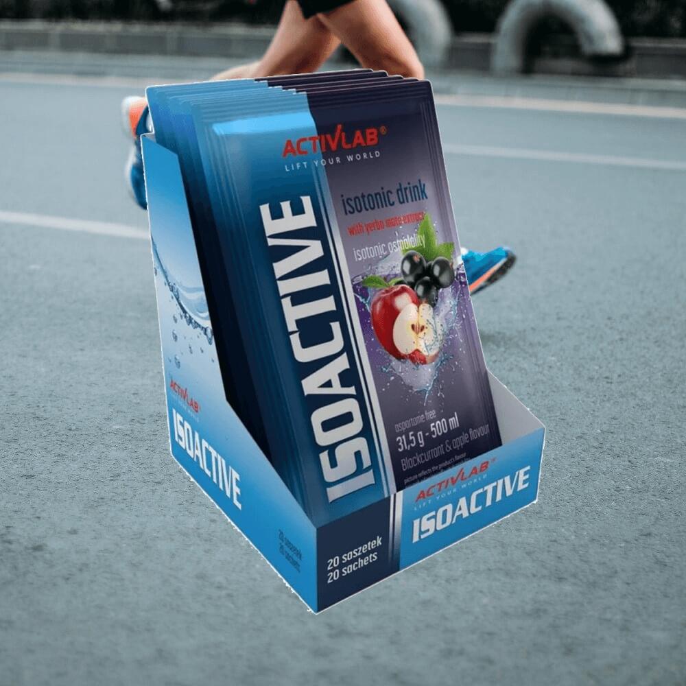 Activlab Isoactiv (20x31,5g) Blackcurrant & Apple - Énergie et endurance 2/3