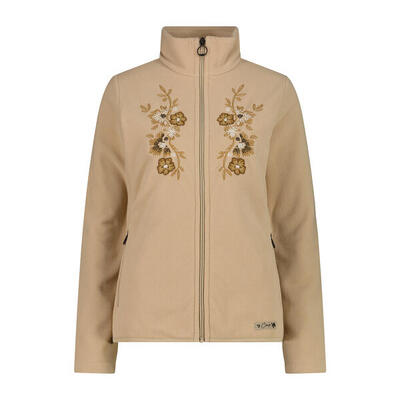 Dames fleece hoodie met rits cmp