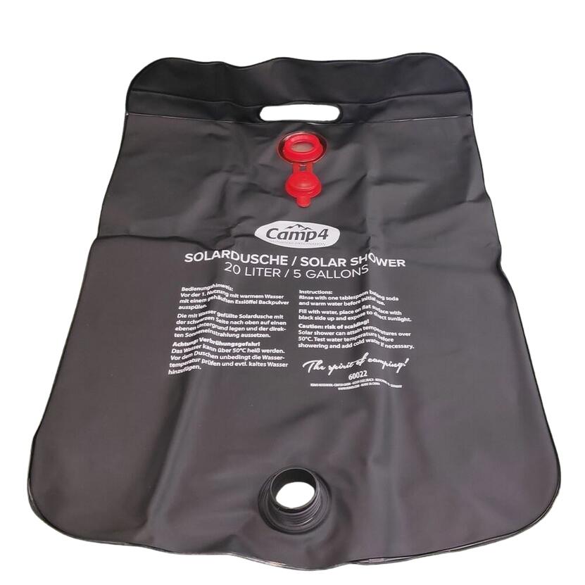 Ducha solar portátil 20L con cabezal de ducha 3/3