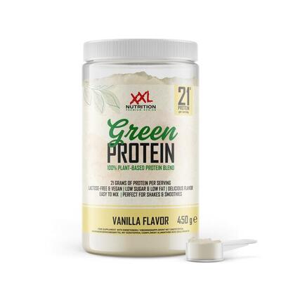 Green protein - vegan eiwitpoeder - vanille - 450 gram