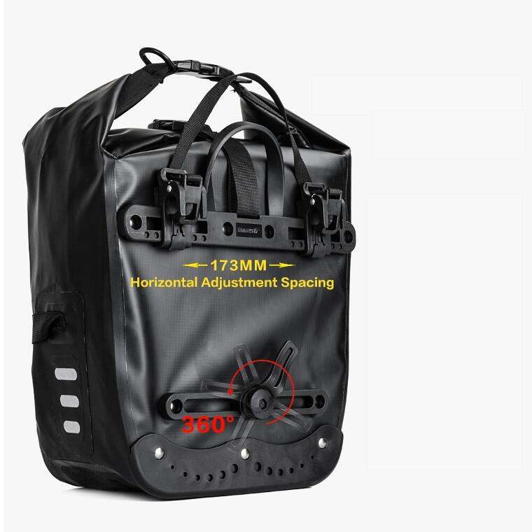Brašna na kolo na nosič  RK19663BY 20l/23l žlutá 3/5