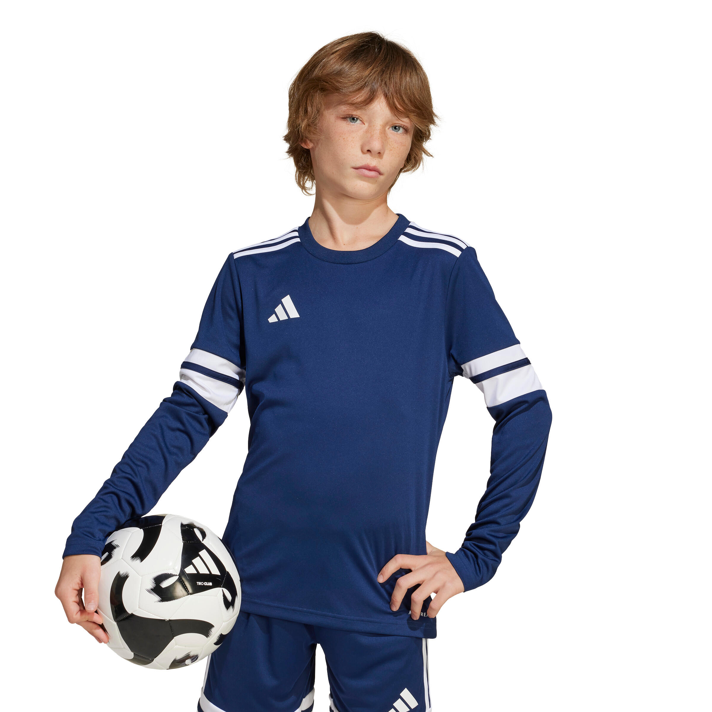Camisola de manga comprida para crianças adidas Squadra25 2/8