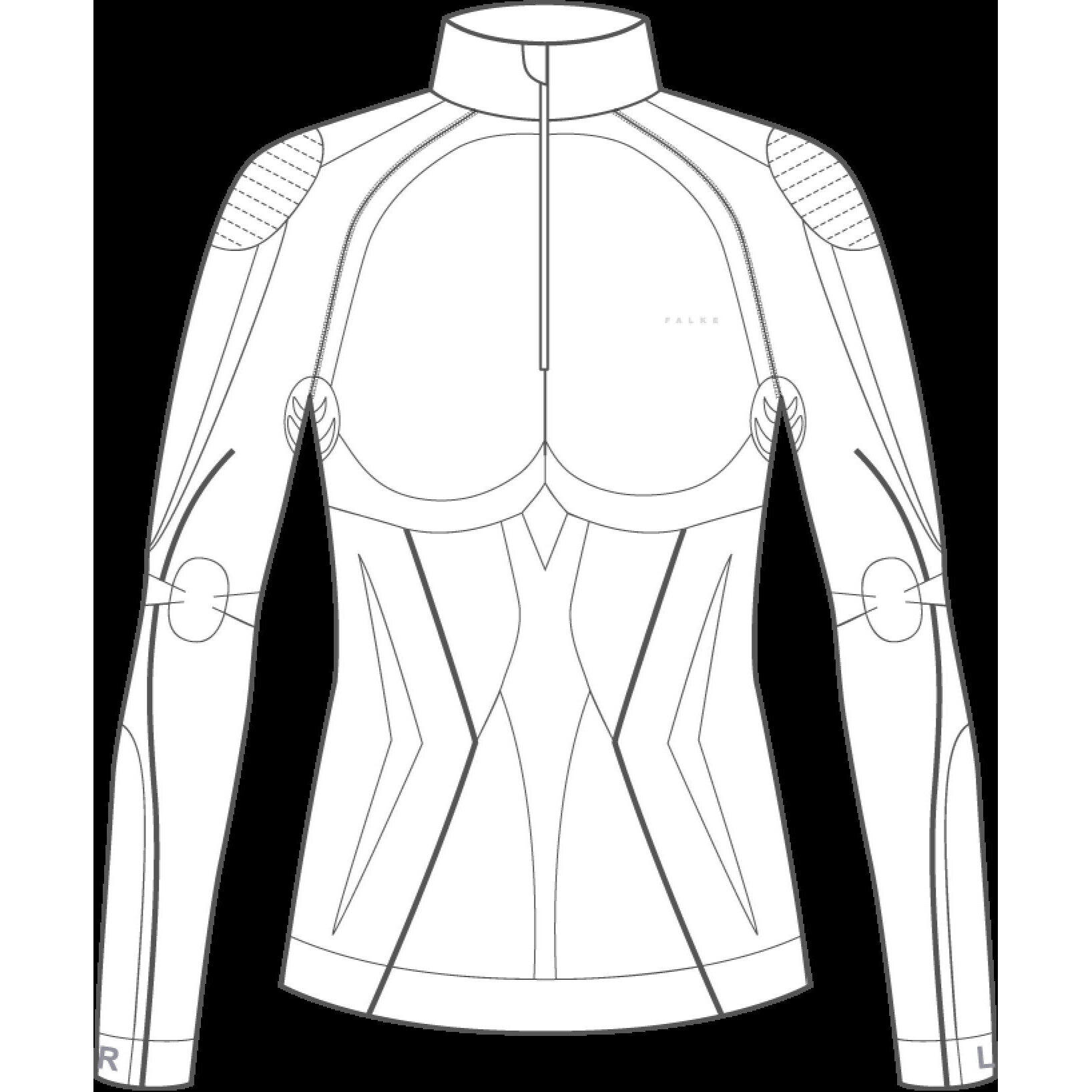 Falke Damen Shirt Maximum Warm Zip Shirt Tight 33036 3/6