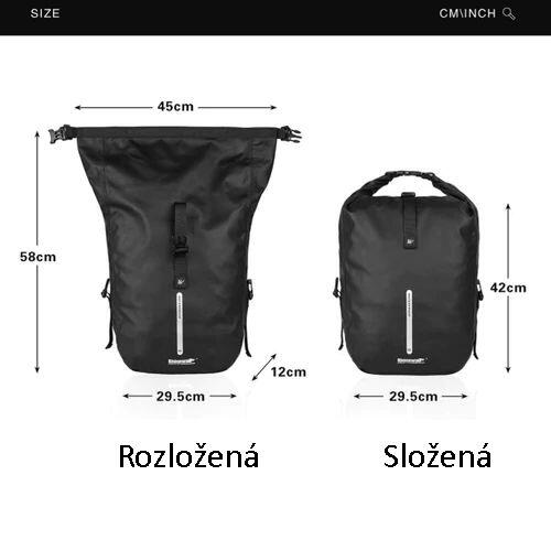 Brašna na kolo pod sedlo na nosič 20L RK21668 4/4