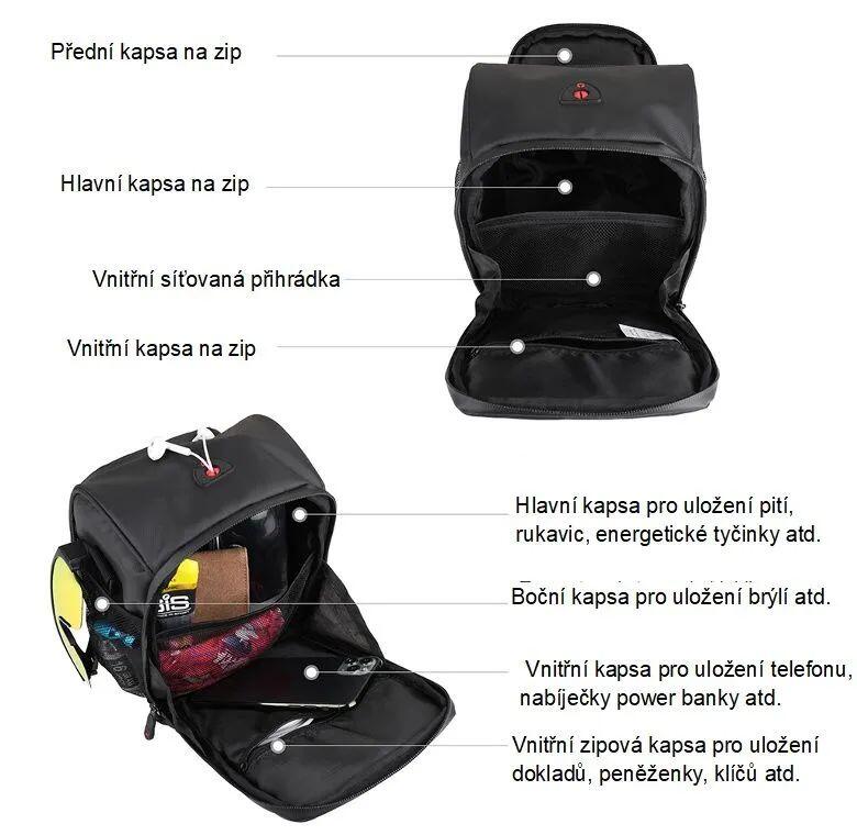 Brašna na kolo na řídítka TF920BK černá 4/4