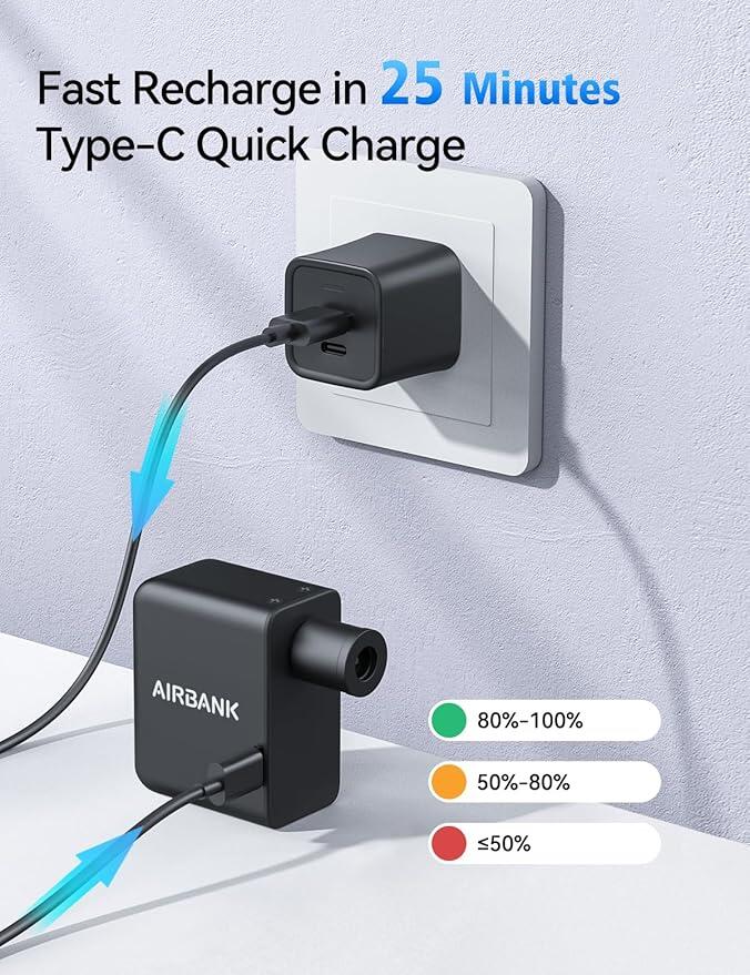 AIRBANK elektrická minipumpa AS1 3/7
