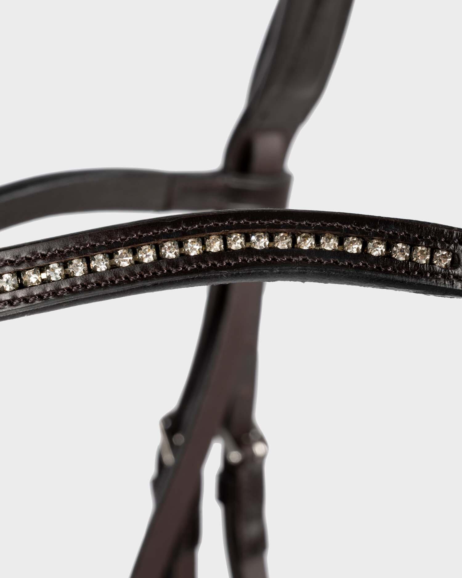 Trense Oslo dark brown/silver 5/5