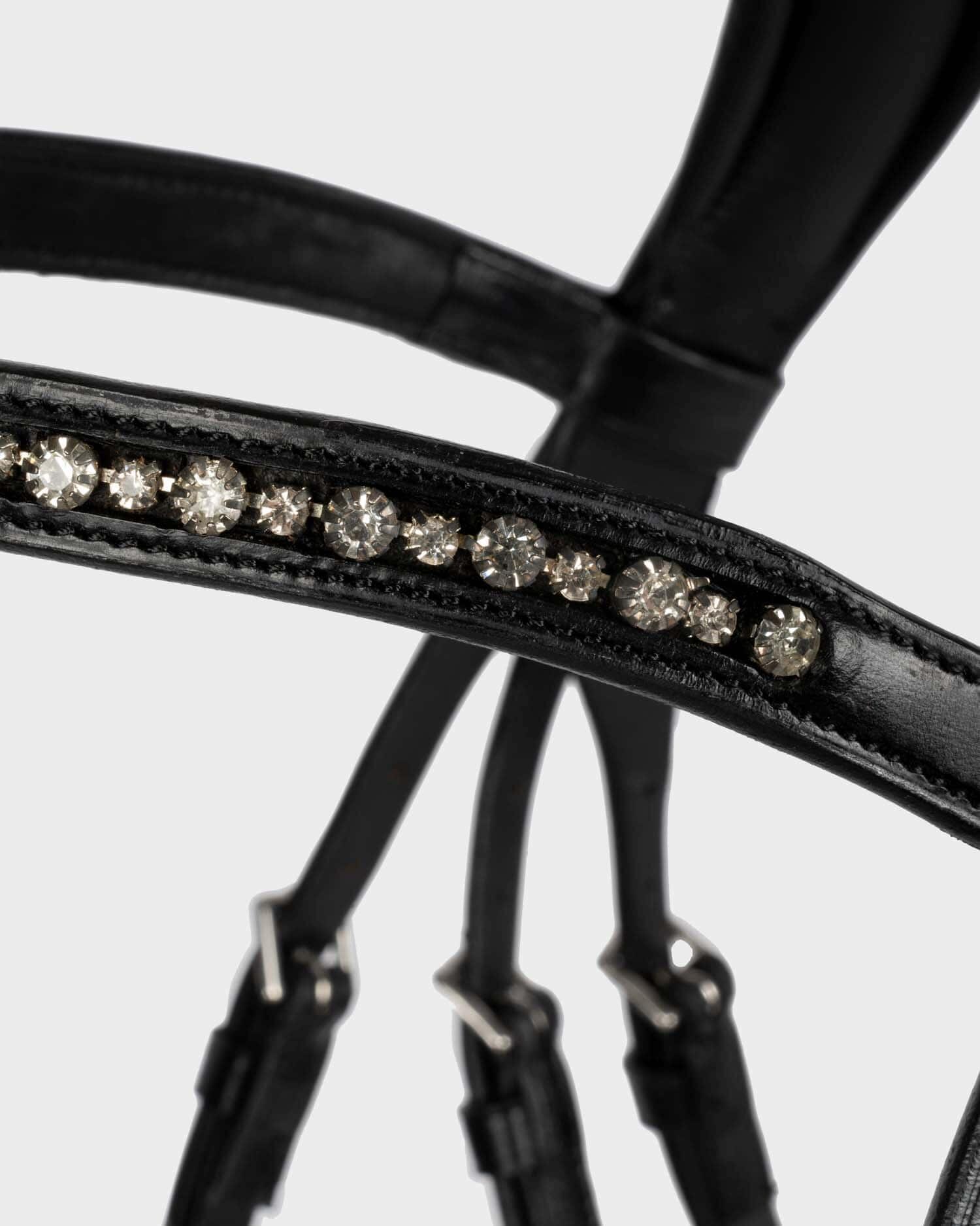 Anatomische Trense Brantford black/silver 3/7