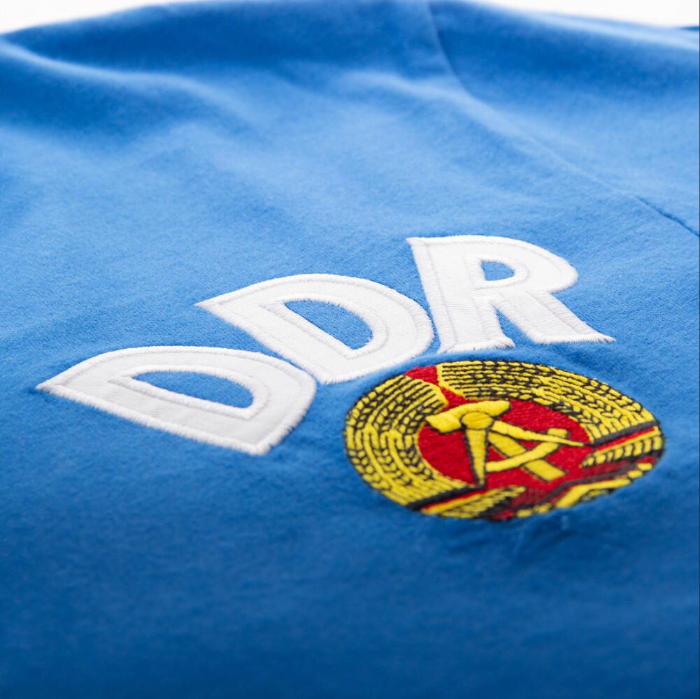 DDR WK 1974 - Retro voetbalshirt - Blauw – COPA Football 4/7