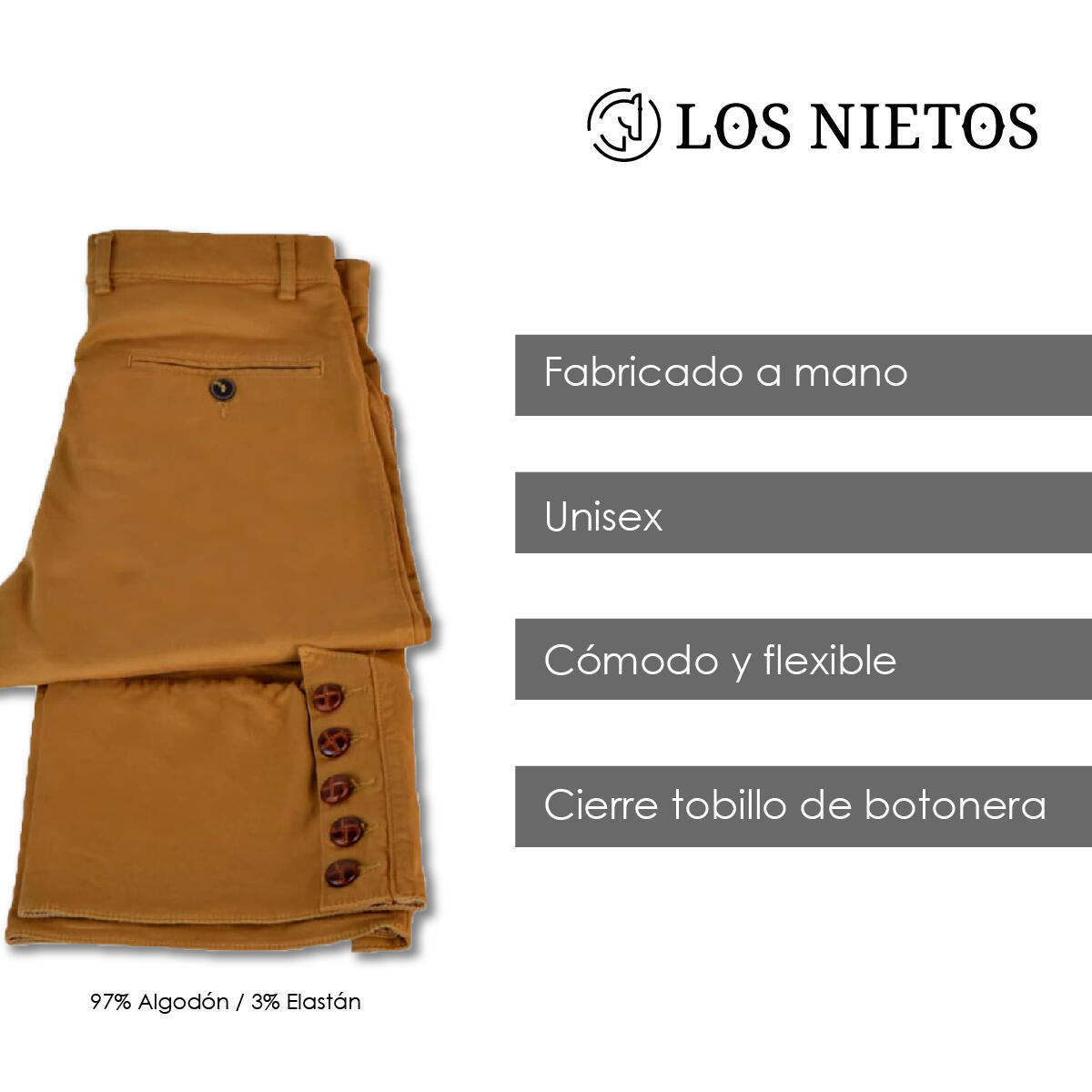 Pantalón montero clásico para niños | 4 | Camel 4/6