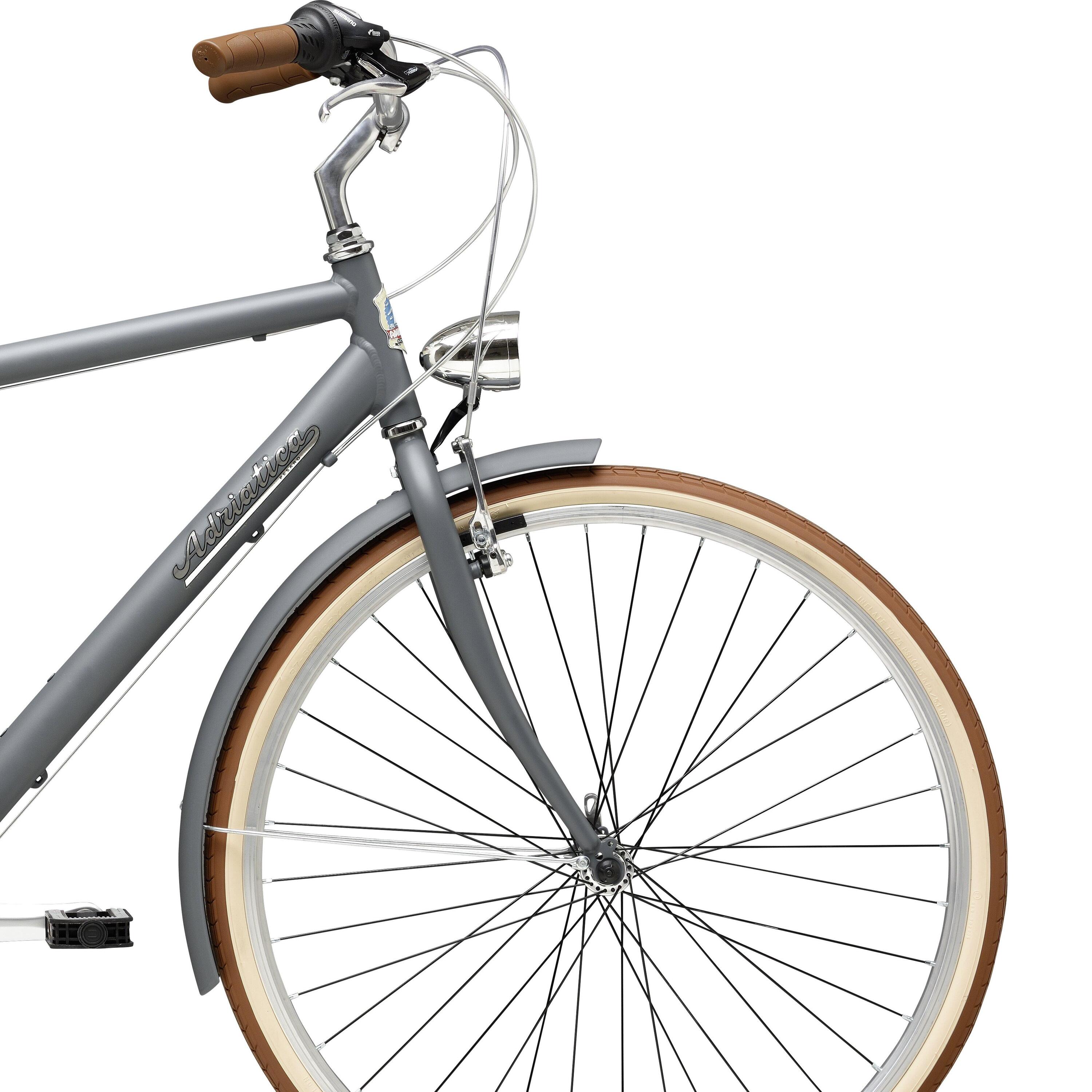 Bicicleta de Cidade Adriatica Retro 28 Quadro Alto Negro 3/3