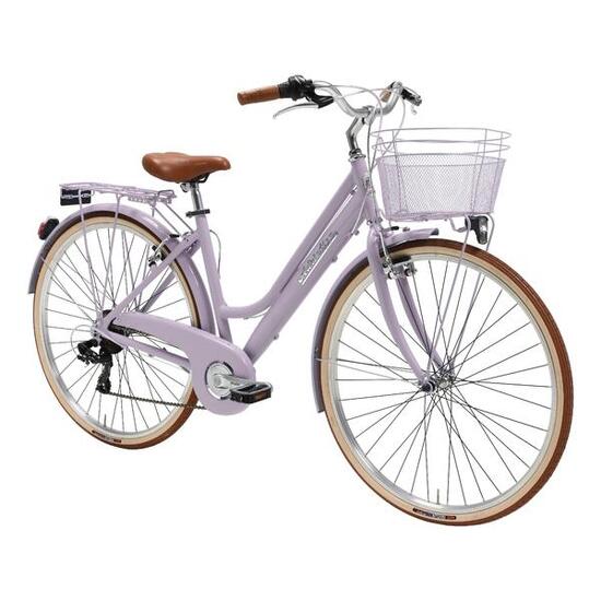 Citybike Adriatica Retro 28" tiefer Einstieg mauve