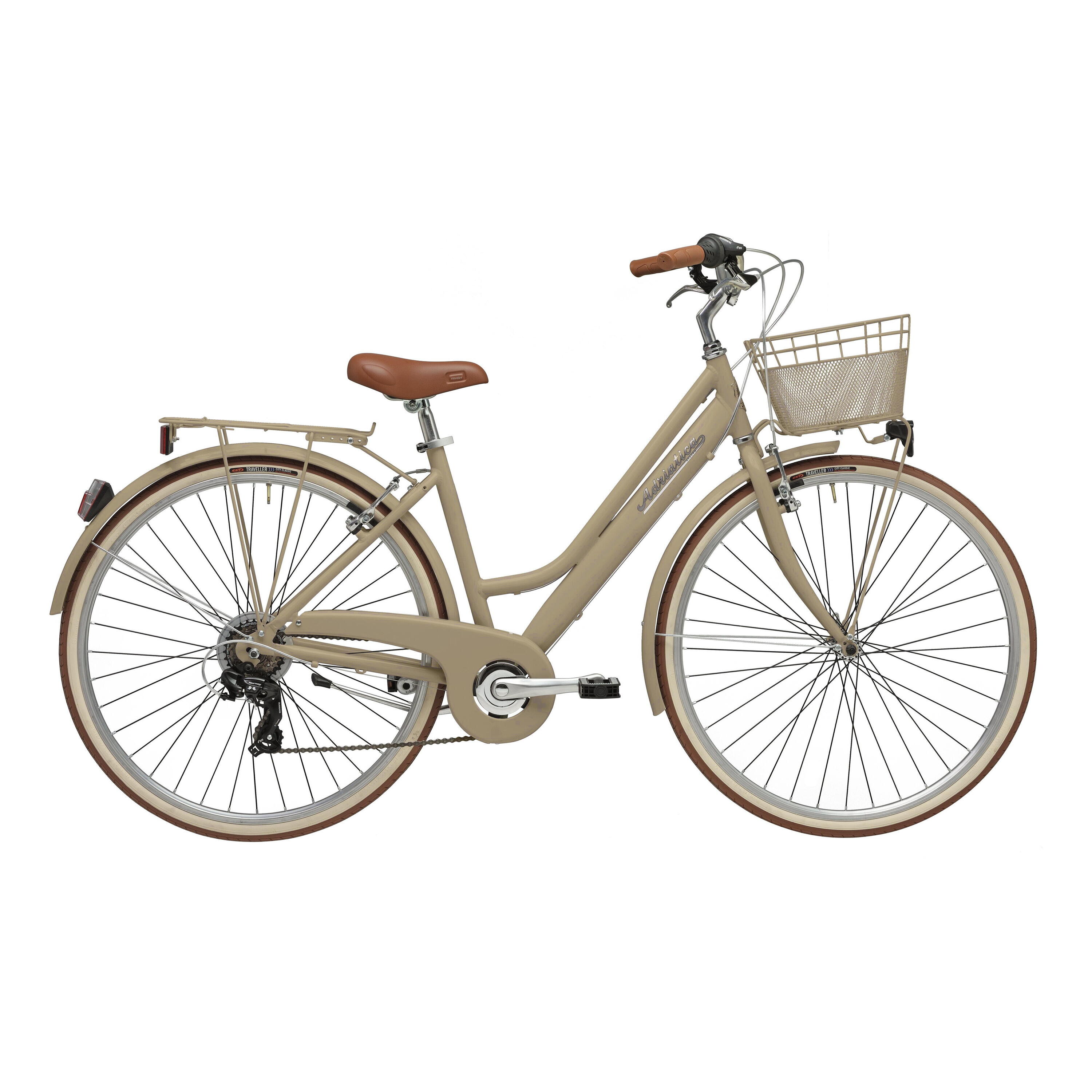 Bicicleta de Cidade Adriatica Retro 28 Quadro Baixo Avelã 2/4