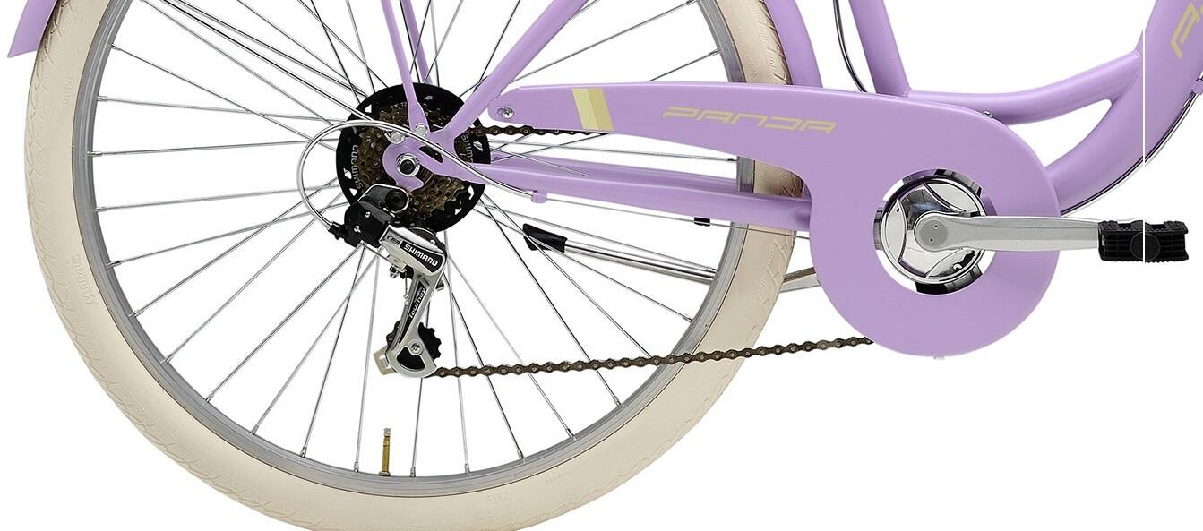 Bicicleta de Cidade de Criança Panda 26" Adriatica 9-12 Anos Lilás 4/4