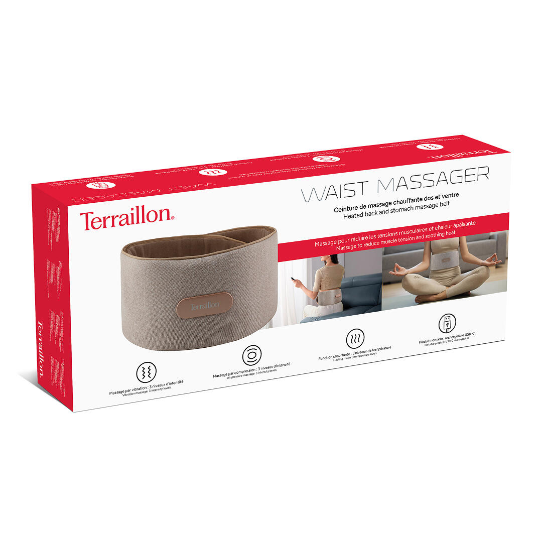 Ceinture de massage chauffante dos et ventre 6/6