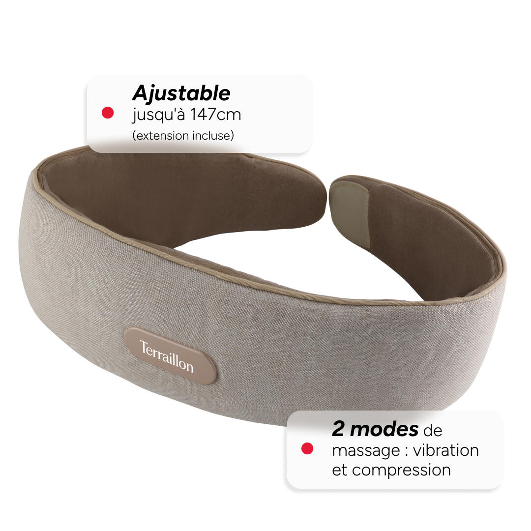 Ceinture de massage chauffante dos et ventre 4/6
