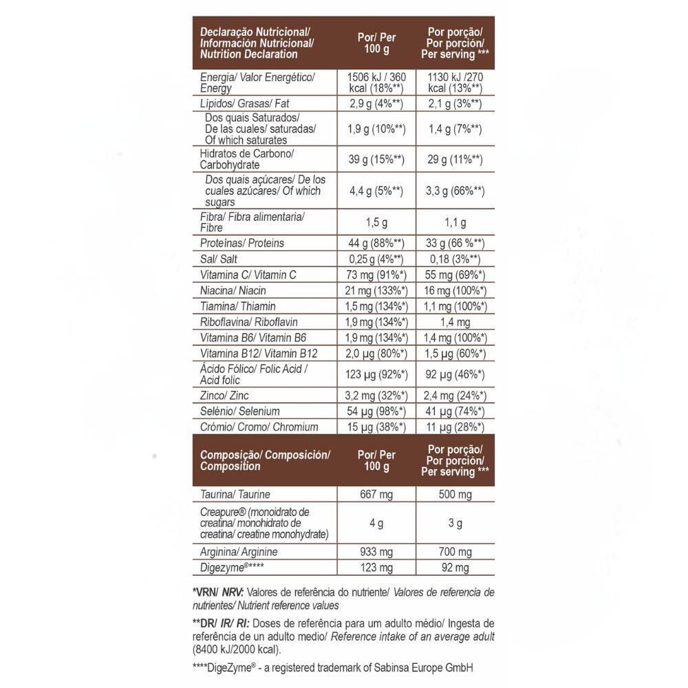 PROTEÍNA MUSCLE RECOVERY CHOCOLATE - 900 G 3/3