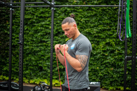 Muscle Power Power Band Rood Extra Light 5/7