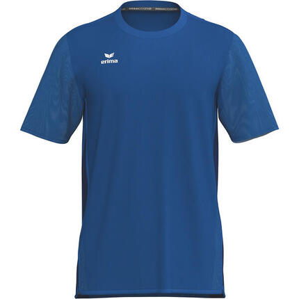 T-shirt Erima fonctionnel, manches courtes, col rond, bleu