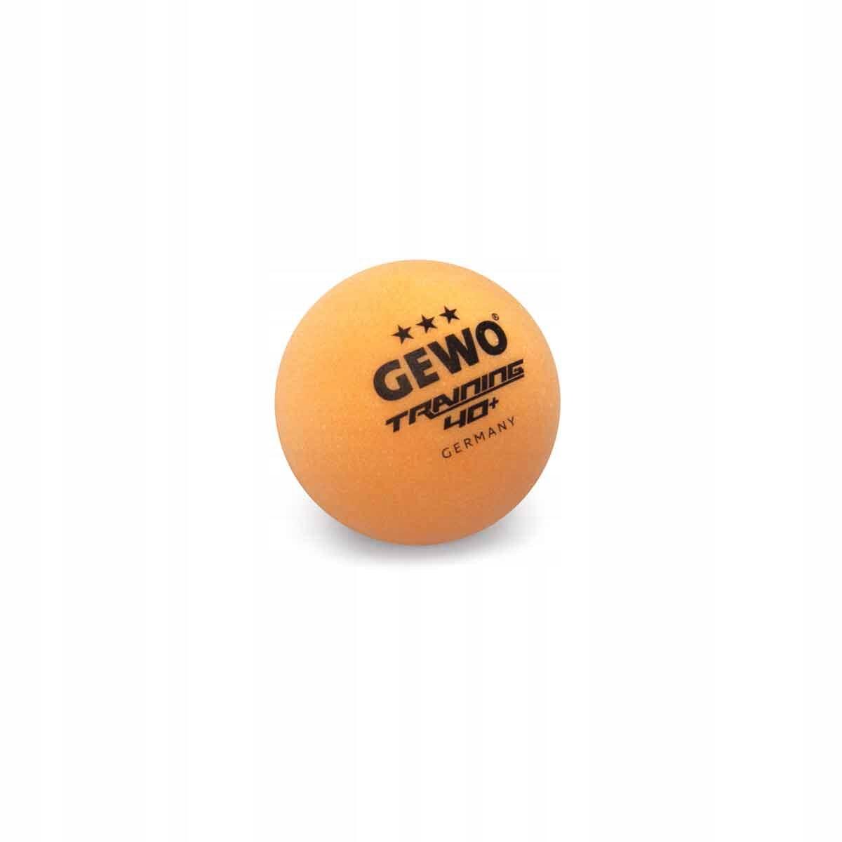 Lot De 72 Balles De Tennis De Table GEWO Double Star SLP – 40+ Sans Couture, 2 étoiles, Blanches, Rebond Constant, Durables, Pour Entraînement En Club Et Compétition