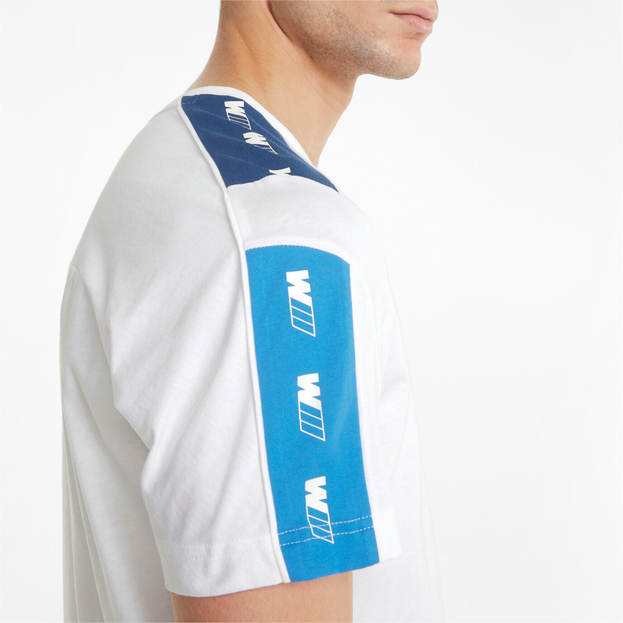 T-shirt PUMA para homem BMW M Motorsport T7 - Branco 4/6