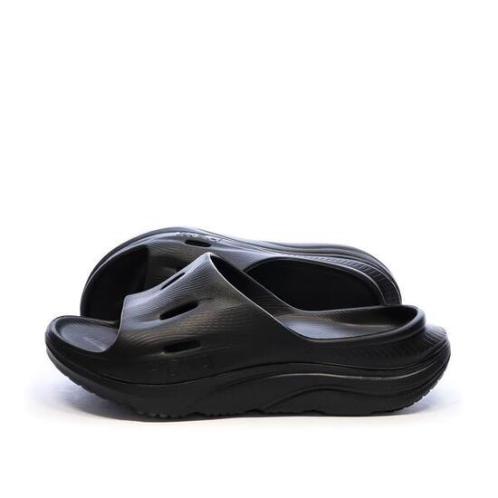 Claquettes Noires Homme Hoka Recovery